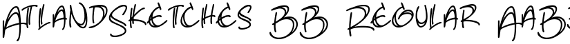 AtlandSketches BB Regular font
