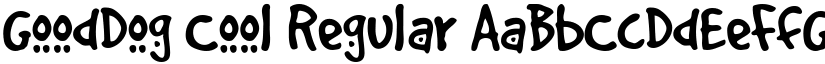 GoodDog Cool Regular font