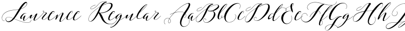 Laurence Regular font