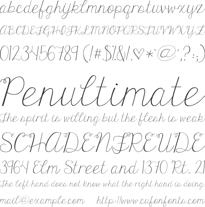 KG Only Human font preview