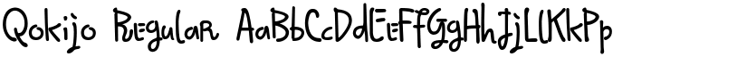 Qokijo Regular font