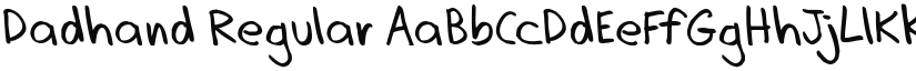 Dadhand font download