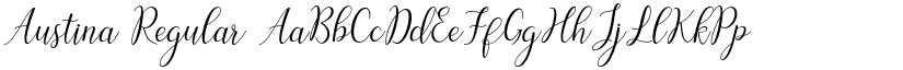 Austina Regular font