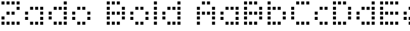 Zado Bold font
