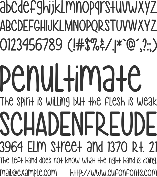 Hey Pretty Girl font preview