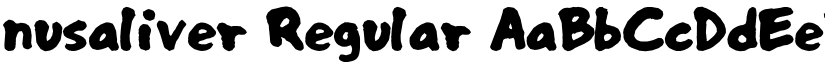 nusaliver Regular font