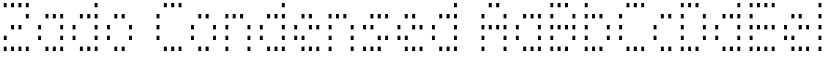 Zado Condensed font