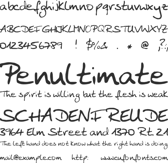 Anke Print font preview