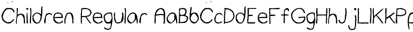 Children Regular font