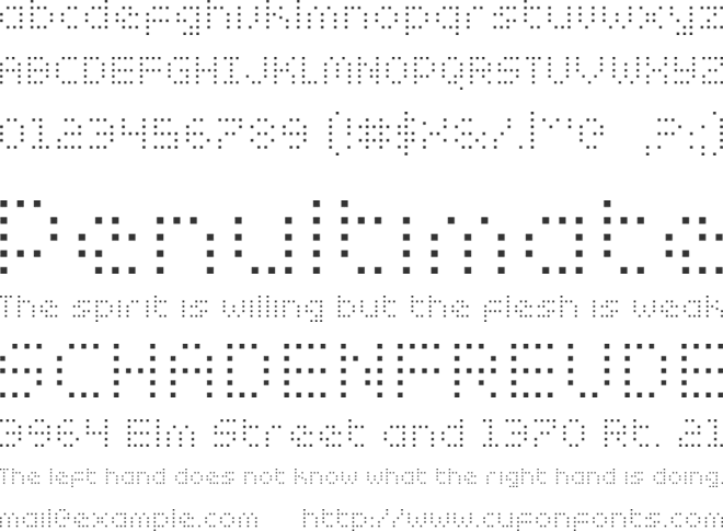 Zado font preview