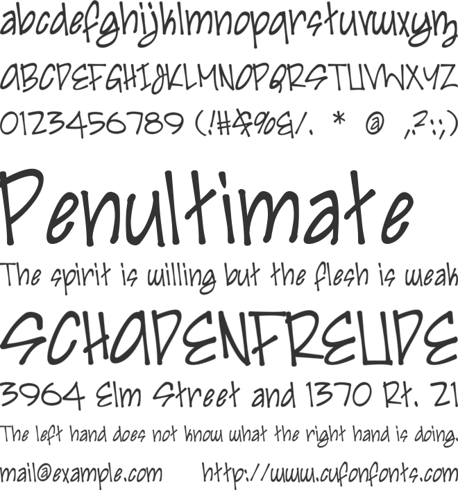 Irezumi font preview