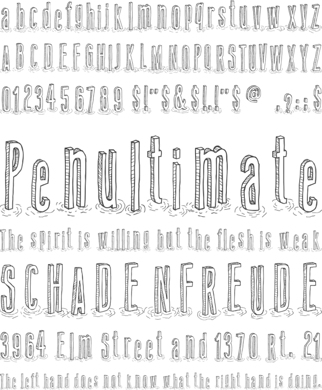 Amazon Palafita font preview