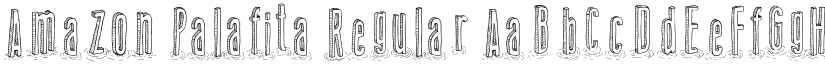 Amazon Palafita Regular font