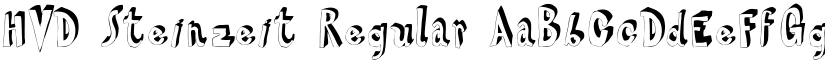 HVD Steinzeit Regular font