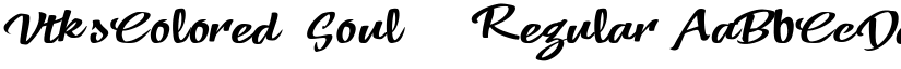 VtksColored Soul 3 Regular font