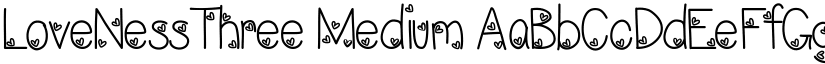 LoveNessThree font download