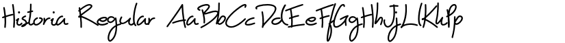 Historia Regular font