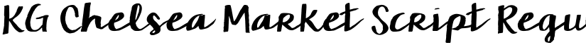 KG Chelsea Market Script Regular font