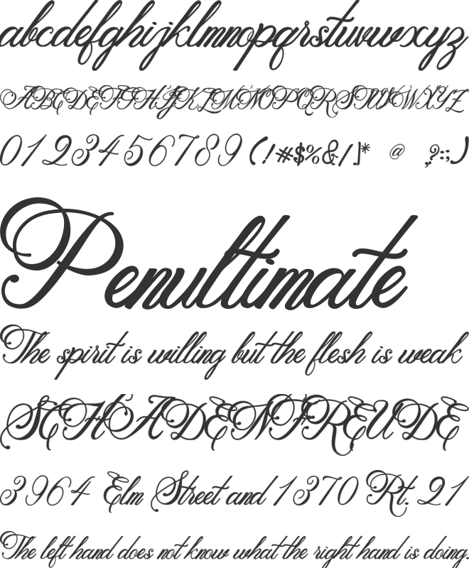 Metalurdo font preview