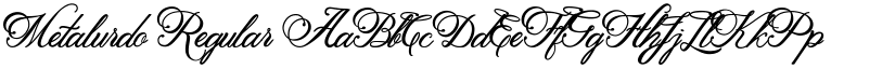Metalurdo Regular font