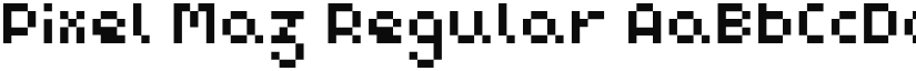 Pixel Maz font download
