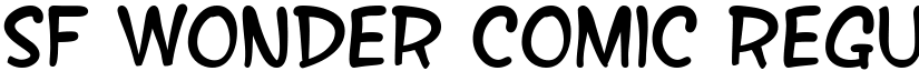 SF Wonder Comic Regular font