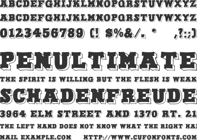 Duo Dunkel font preview