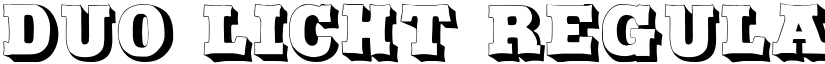 Duo Licht Regular font