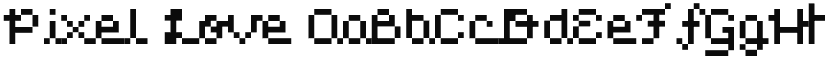 Pixel Love font download