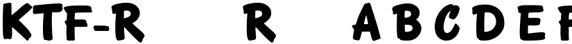 KTF-Roadbrush Regular font