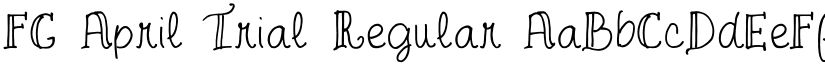 FG April Trial Regular font