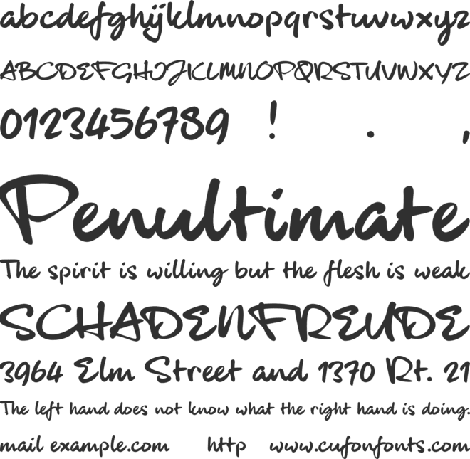 blackHand_TRIAL font preview