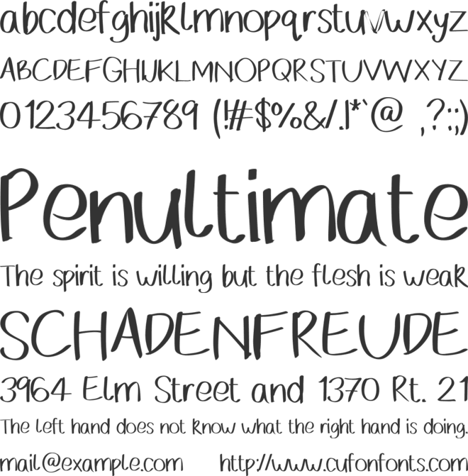 Coffeebreak font preview