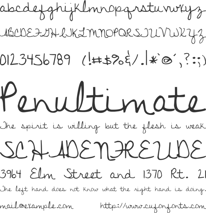 Discover Beauty font preview