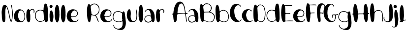 Nordille Regular font