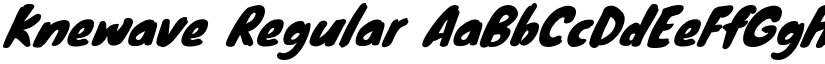 Knewave Regular font