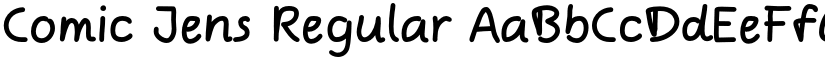 Comic Jens Regular font