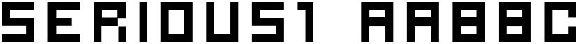 serious1 font