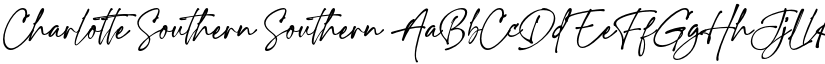 Charlotte Southern Southern font
