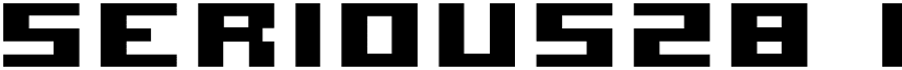 serious2b font