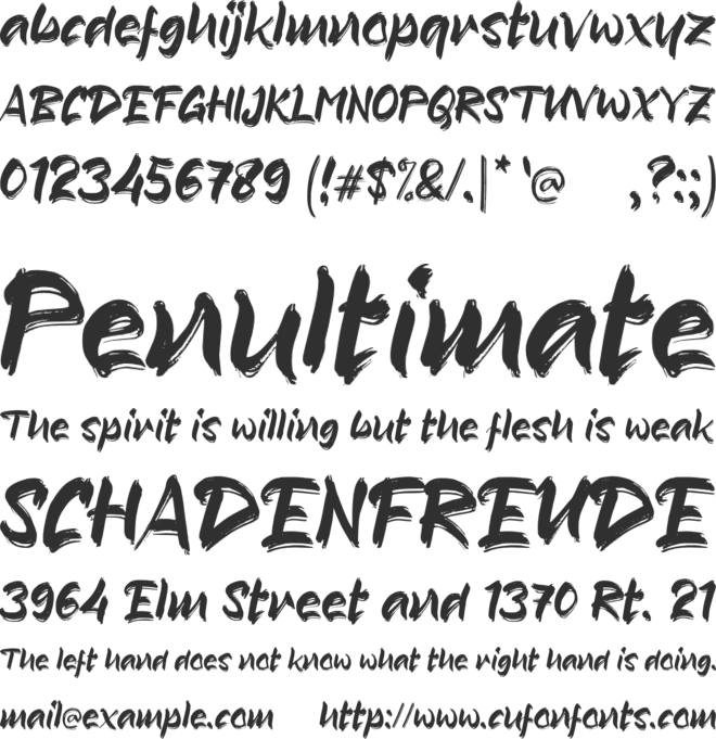 a Always Smile font preview