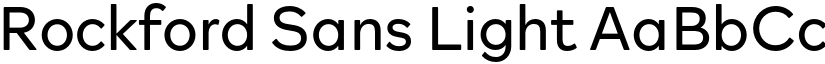 Rockford Sans Light font