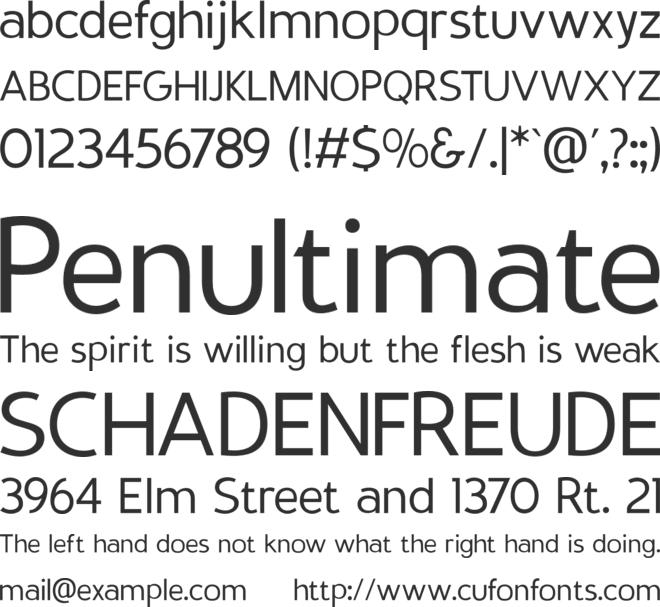 Stovia Personal Use font preview