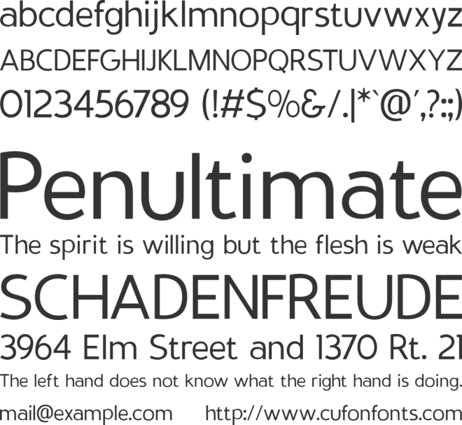 Stovia Personal Use font preview