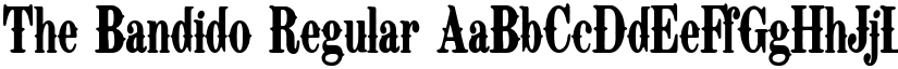 The Bandido font download