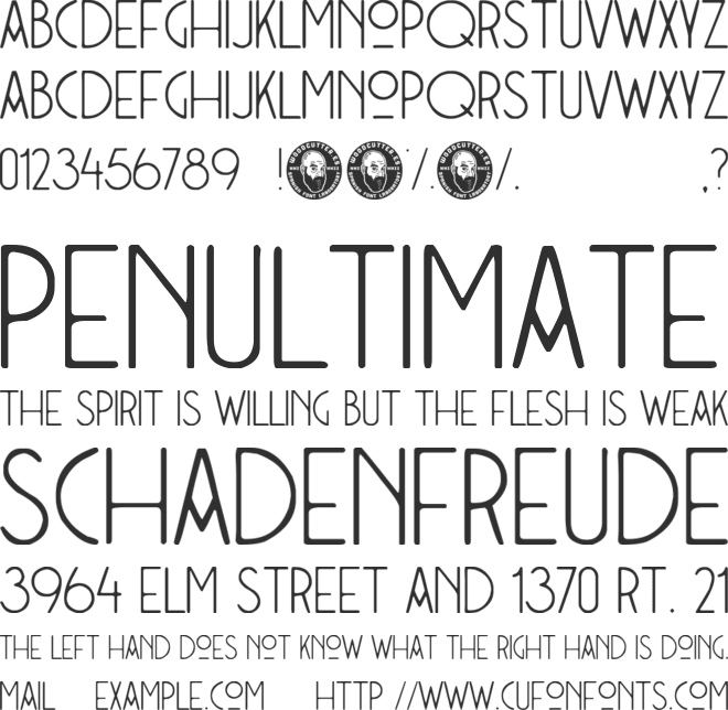Casino Madrid font preview