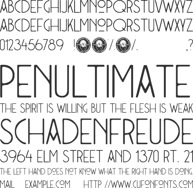 Casino Madrid font preview