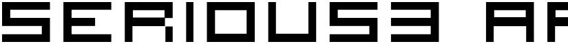 serious3 font