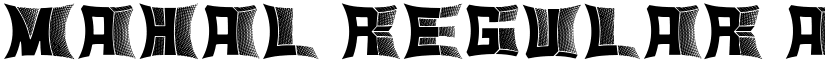 Mahal Regular font