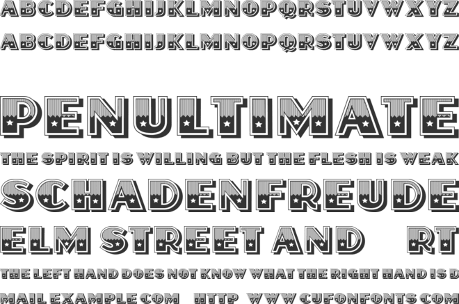 Farmers Market font preview